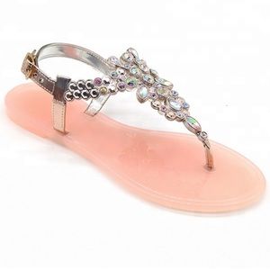 NWT OLIVIA MILLER TILLY RHINESTONE SANDALS SIZE 6